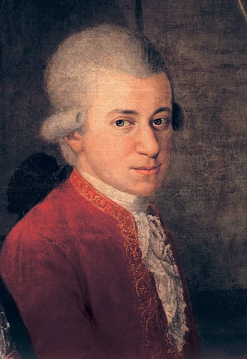 Portret van Mozart